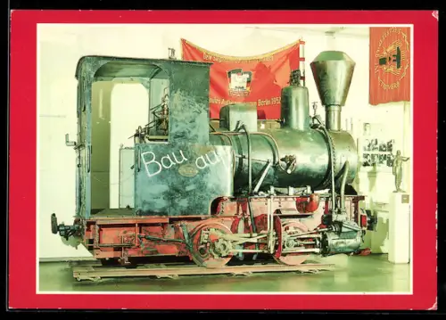 AK Berlin, Museum für Deutsche Geschichte, Feldbahnlokomotive