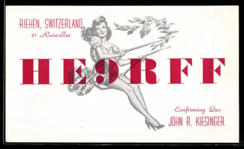 AK Riehen, Radio HE9RFF, John R. Kiesinger