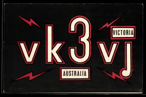 AK Victoria, Radio vk3vj, Alf W. Adams