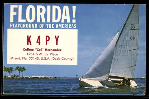 AK Miami, Radio K4PY, Celimo Cel Hernandez