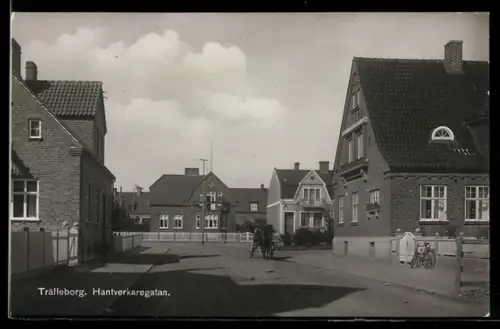 AK Trälleborg, Hantverkaregatan, Strassenansicht