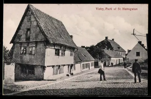 AK Visby, Parti af St. Hansgatan