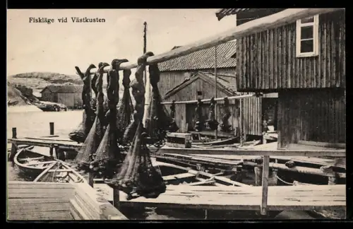 AK Fiskläge, Vid Västkusten