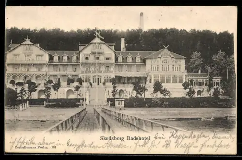 AK Skodsborg, Motiv vom Badehotel