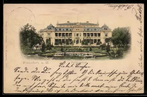 AK Frankfurt-Westend, Palmengarten