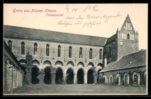 AK Chorin, Kloster Chorin, Innenansicht Hof