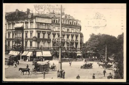 AK Berlin, Potsdamer Platz, Cafe Josty