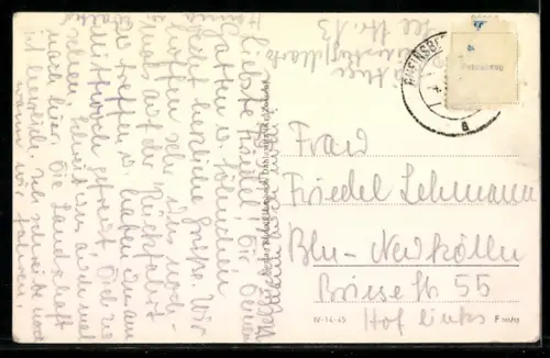 AK Rheinsberg, Schloss Rheinsberg im Frühling