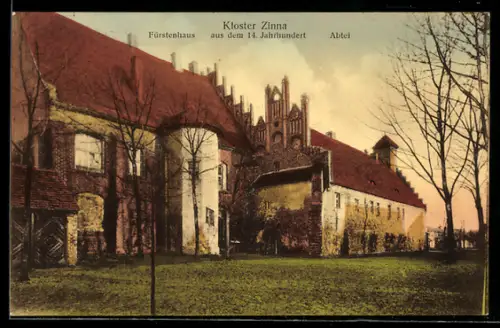AK Kloster Zinna, Fürstenhaus, Abtei, Kloster aus dem 14. Jahrhundert
