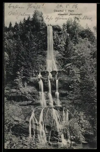 AK Okertal i. Harz, Wasserfall Romkerhall