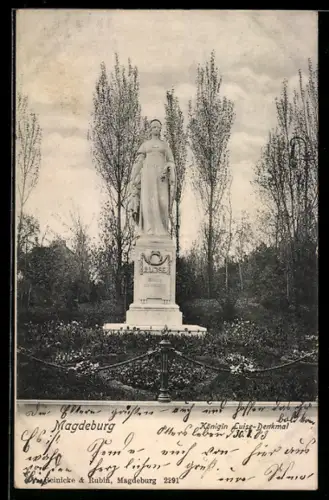 AK Magdeburg, Königin Luise-Denkmal