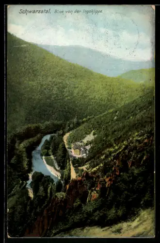 AK Schwarzatal, Blick von der Ingoklippe