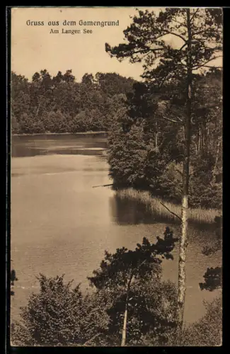 AK Tiefensee /Mark, Gamengrund, Am Langen See