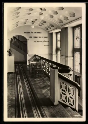 AK Bad Frankenhausen /Kyffh., Ferienheim Hoheneck, Innenansicht