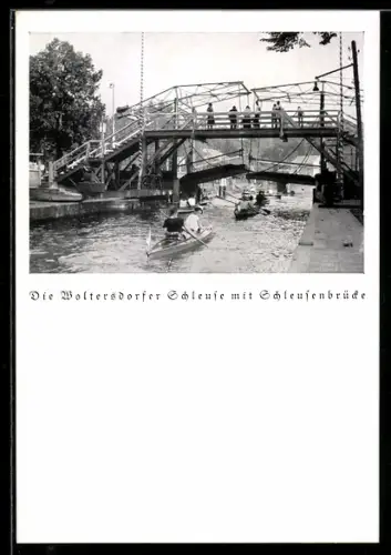 AK Woltersdorfer Schleuse, Schleusenbrücke