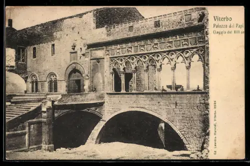 AK Viterbo, Palazzo dei Papi, Loggia del XIII secolo