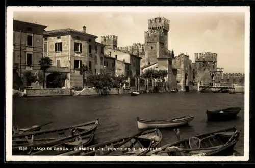 AK Sirmione /Lago di Garda, Il porto ed il castello
