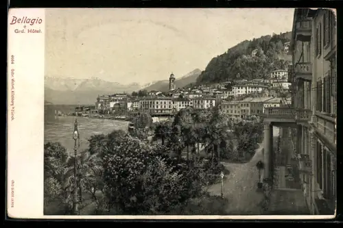 AK Bellagio, Grand Hôtel con vista sul lago e sulle montagne circostanti