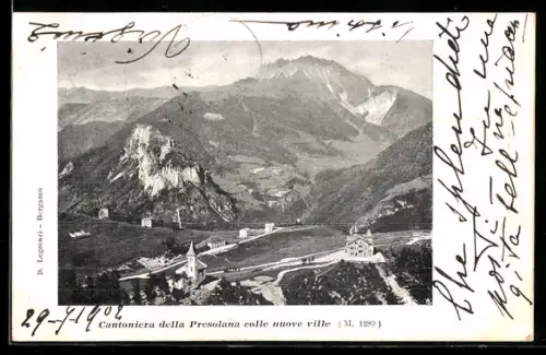 AK Cantoniera della Presolana, Colle nuove ville e montagne imponenti
