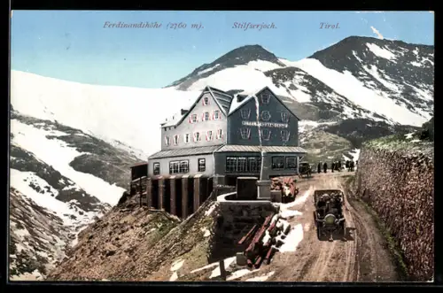 AK Hotel Ferdinandshöhe /Stilfserjoch, Hotel Ferdinandshöhe am Stilfserjoch