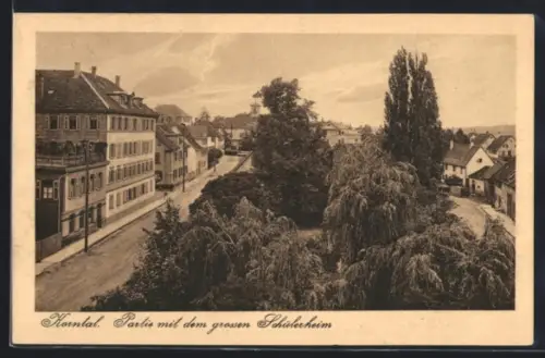 AK Korntal, Partie mit dem grossen Schülerheim