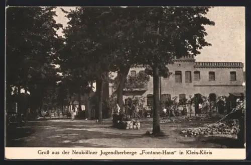 AK Klein-Köris, Neuköllner Jugendherberge Fontane-Haus