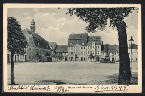 AK Lübben, Markt und Rathaus