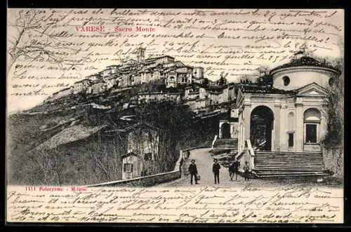 AK Varese, Sacro Monte, Vista panoramica