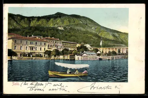 AK Salò, Stabilimento Idroterapico e barca sul lago di Garda