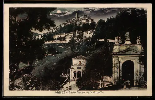 AK Varese, Sacro Monte visto di notte