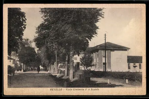 AK Revello, Viale Umberto I e Scuole