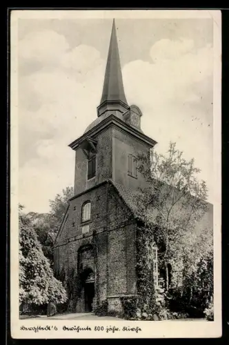 AK Bergstedt /Wandsbek, Die 800 jährige Kirche