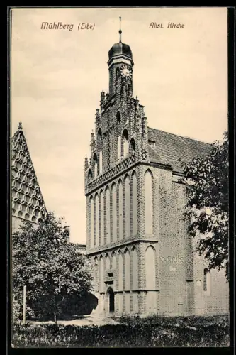 AK Mühlberg /Elbe, Altst. Kirche