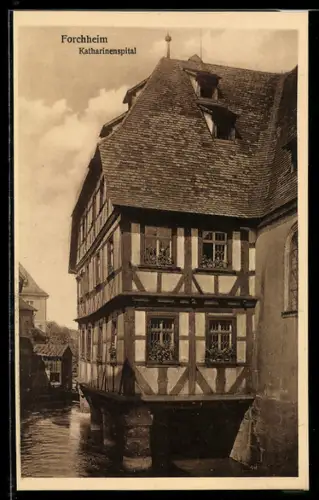AK Forchheim, Katharinenspital, Fachwerkhaus