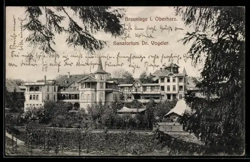 AK Braunlage i. Oberharz, Sanatorium Dr. Vogeler