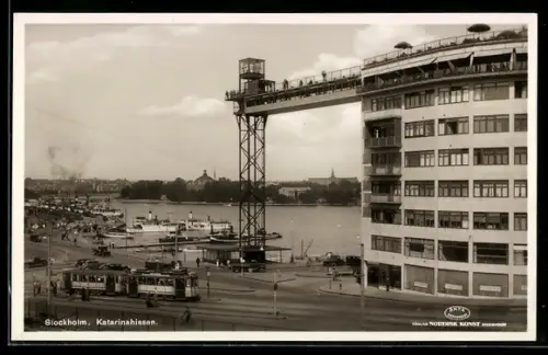 AK Stockholm, Katarinahissen, Strassenbahn