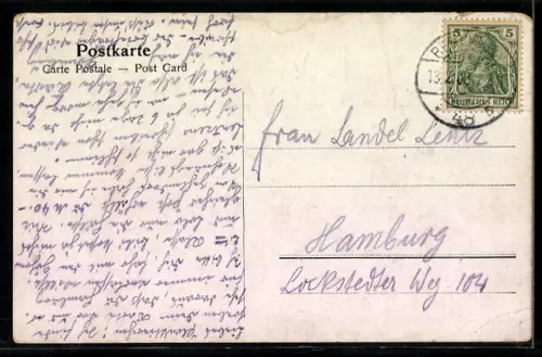 AK Berlin, Strassenbahn am Alexanderplatz