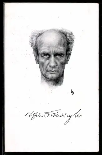 AK Portrait Dirigent Wilhelm Furtwängler