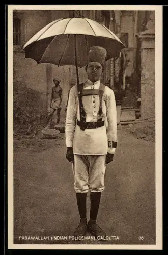 AK Calcutta, Parawallah, Indian Policemen