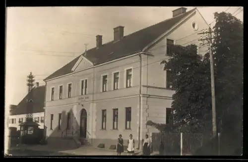 Foto-AK Augsburg, Göggingen, Gasthof Sonne