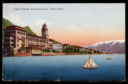 AK Gardone Riviera /Lago di Garda, Grand Hotel