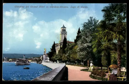AK Gardone-Riviera, Giardino del Grand Hotel