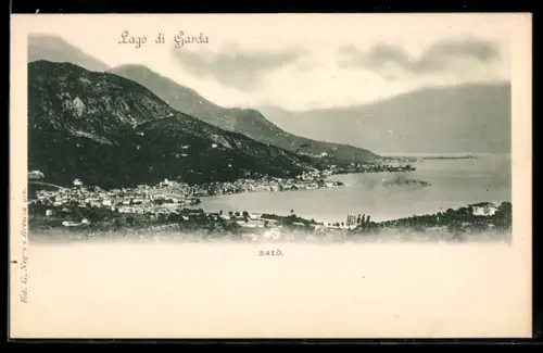 AK Salò /Lago di Garda, Panorama