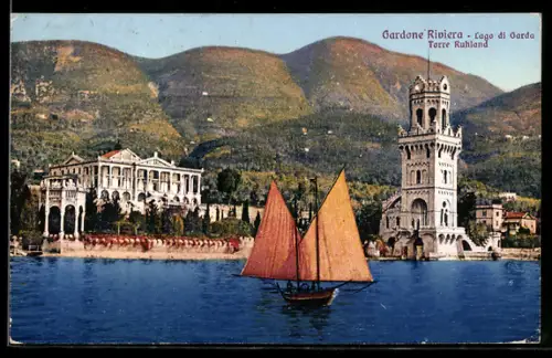 AK Gardone Riviera /Lago di Garda, Torre Ruhland