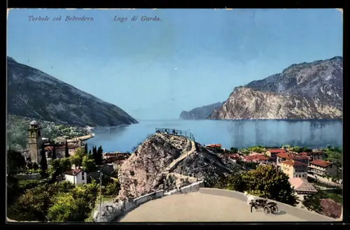 AK Torbole, Ortspartie am Ufer des Gardasees
