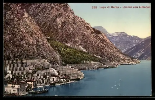 AK Limone, Lago di Garda, Panorama con Limoneti