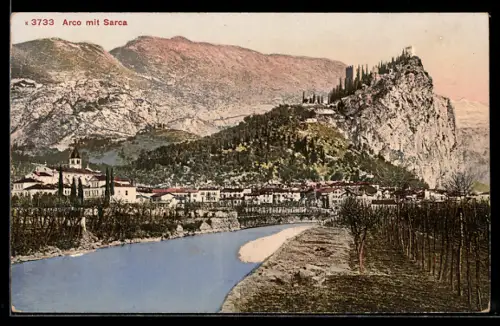 AK Arco, Teilansicht mit Sarca