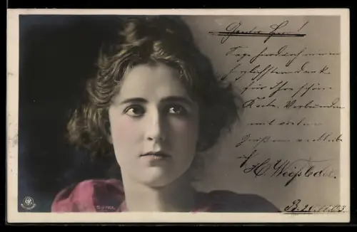 Foto-AK NPG NR170 /2: Frauenportrait einer jungen Dame