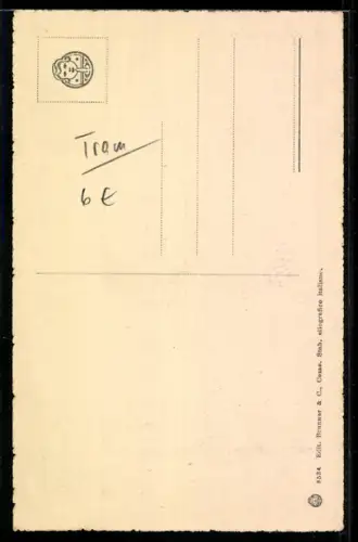 AK Genova, Via Roma mit Strassenbahn