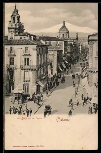 AK Catania, Via Stesicoro-Etnea